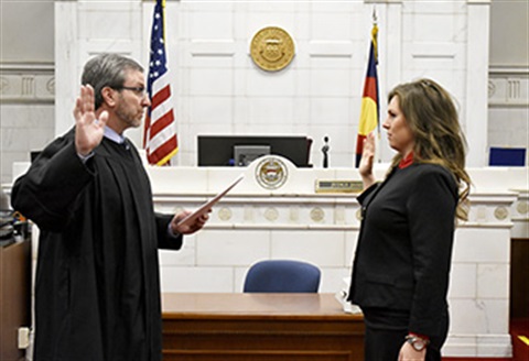 Sarah Babb Sworn In