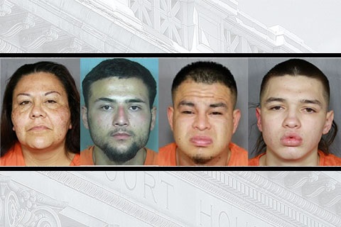 Dominic Crawford, Martin Sanchez, Jordan Vigil, Lillian Zalvala indicted